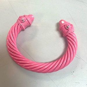 David Yurman Renaissance Classic Cable bracket in pink Alluminum Small